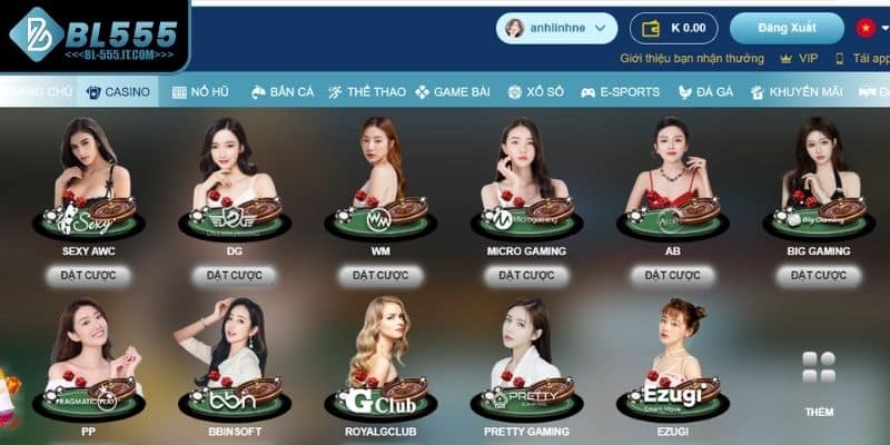 Casino BL555 được xây dựng với thiết kế mô phỏng sòng thực