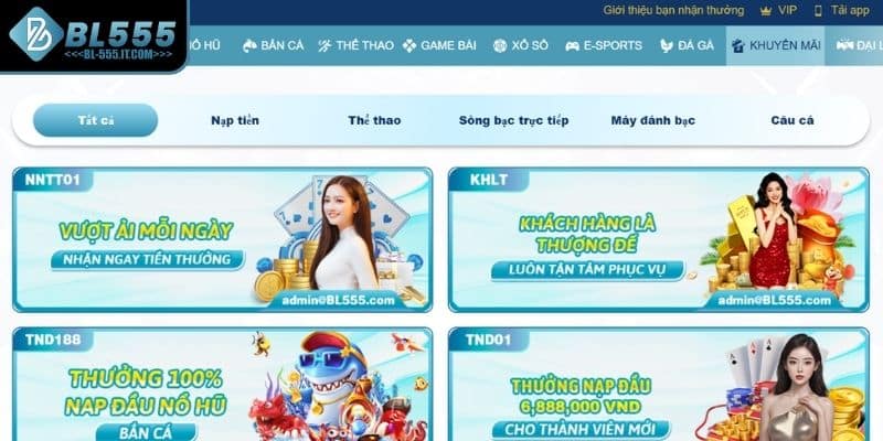 Điều kiện cơ bản để nhận khuyến mãi BL555 cho hội viên